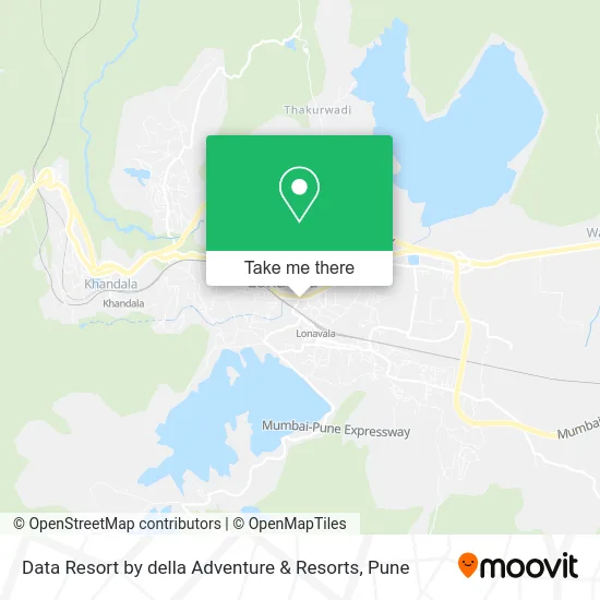 Data Resort by della Adventure & Resorts map