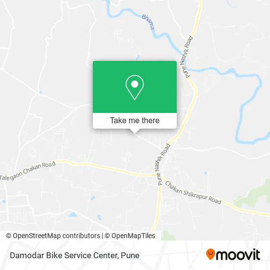 Damodar Bike Service Center map