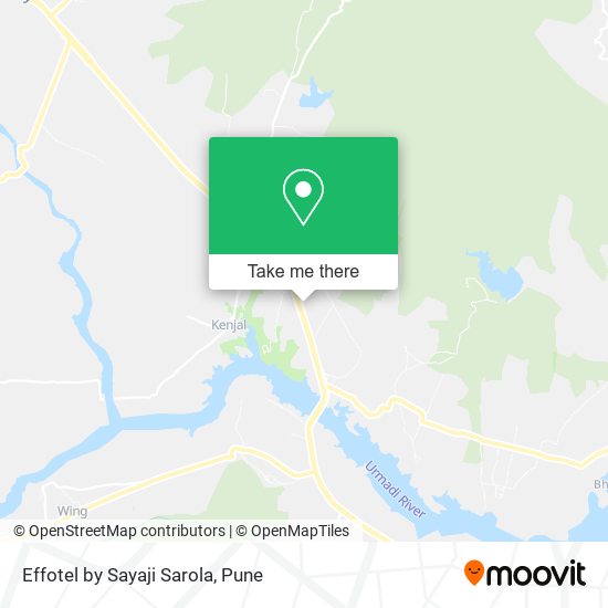 Effotel by Sayaji Sarola map