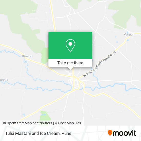 Tulsi Mastani and Ice Cream map