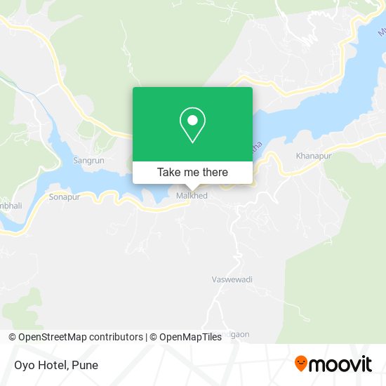 Oyo Hotel map