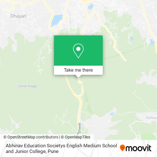 Abhinav Education Societys English Medium School and Junior College map