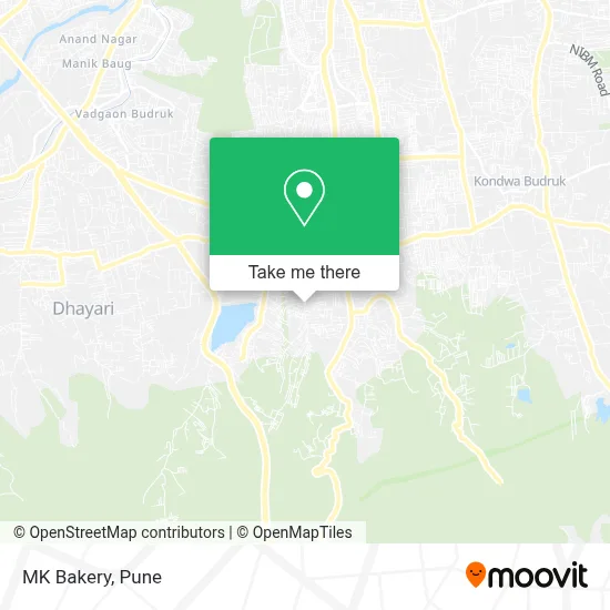 MK Bakery map