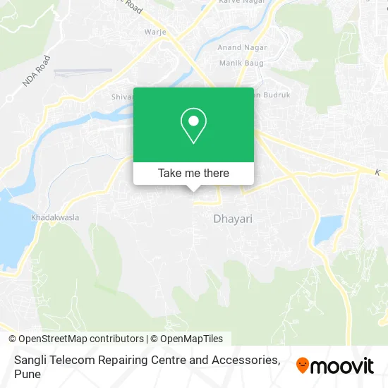 Sangli Telecom Repairing Centre and Accessories map