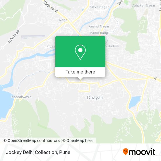 Jockey Delhi Collection map