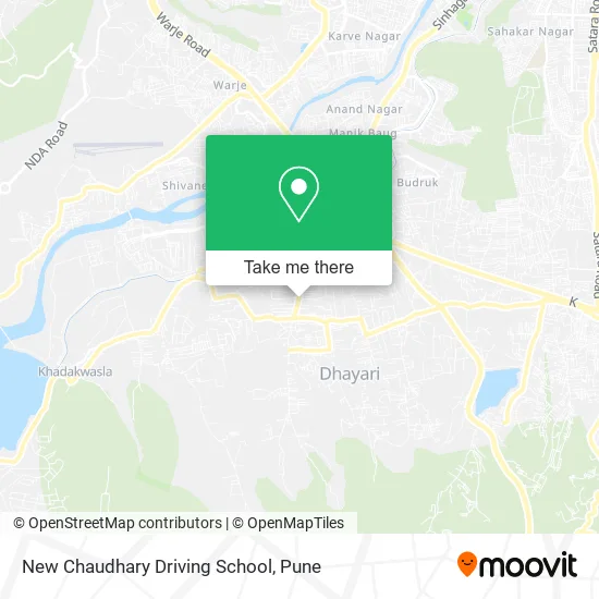 New Chaudhary Driving School map