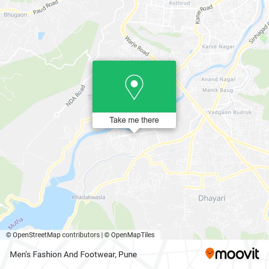 Men's Fashion And Footwear map