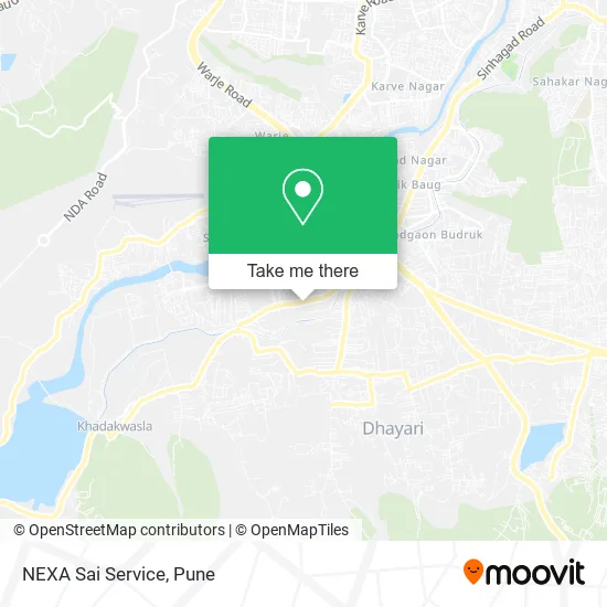 NEXA Sai Service map