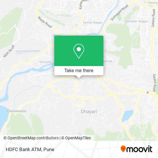 HDFC Bank ATM map