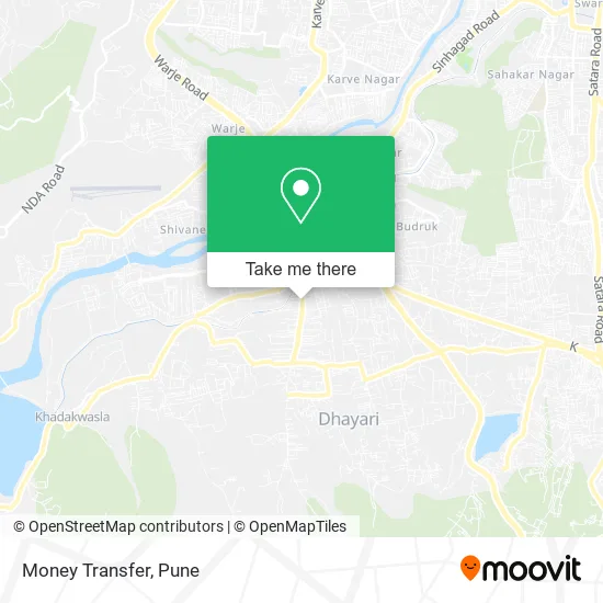 Money Transfer map