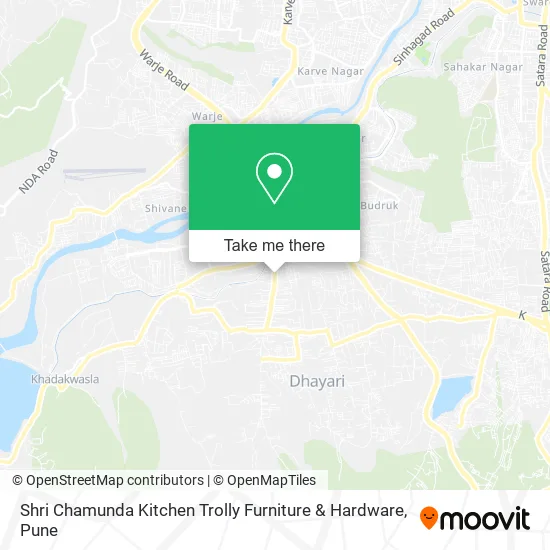 Shri Chamunda Kitchen Trolly Furniture & Hardware map