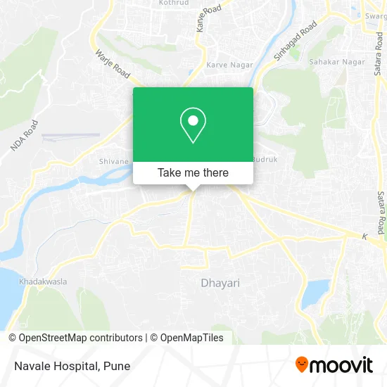 Navale Hospital map