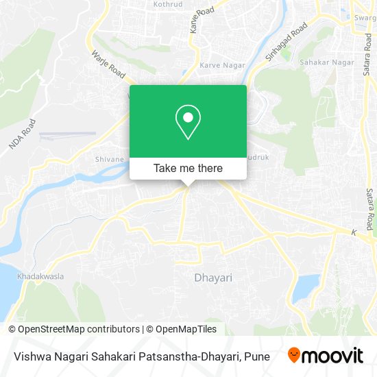 Vishwa Nagari Sahakari Patsanstha-Dhayari map