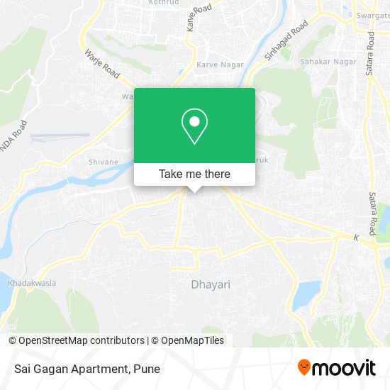 Sai Gagan Apartment map