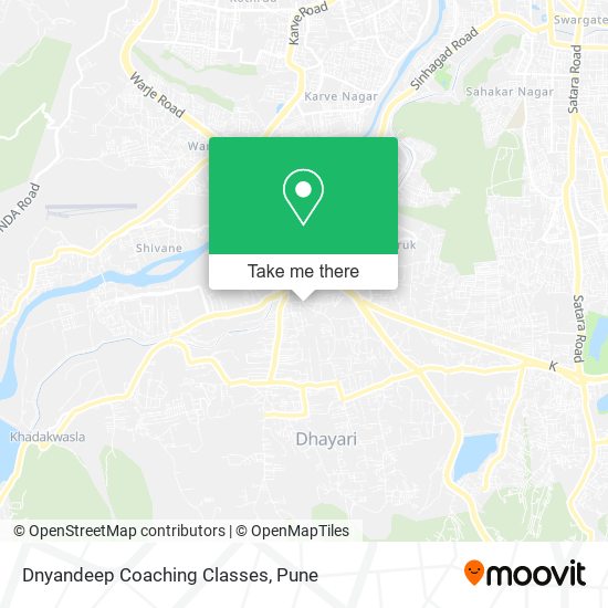 Dnyandeep Coaching Classes map