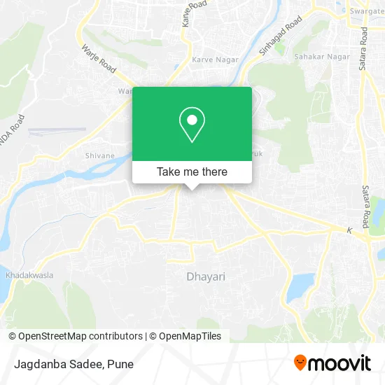 Jagdanba Sadee map
