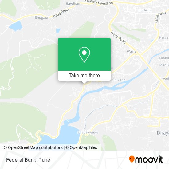 Federal Bank map