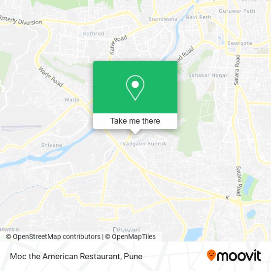 Moc the American Restaurant map
