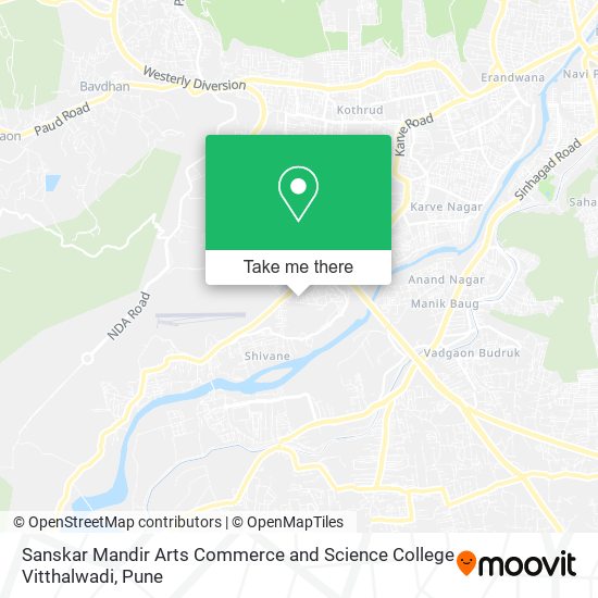 Sanskar Mandir Arts Commerce and Science College Vitthalwadi map
