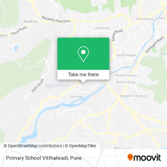 Primary School Vitthalwadi map