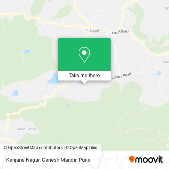 Kanjane Nagar, Ganesh Mandir map