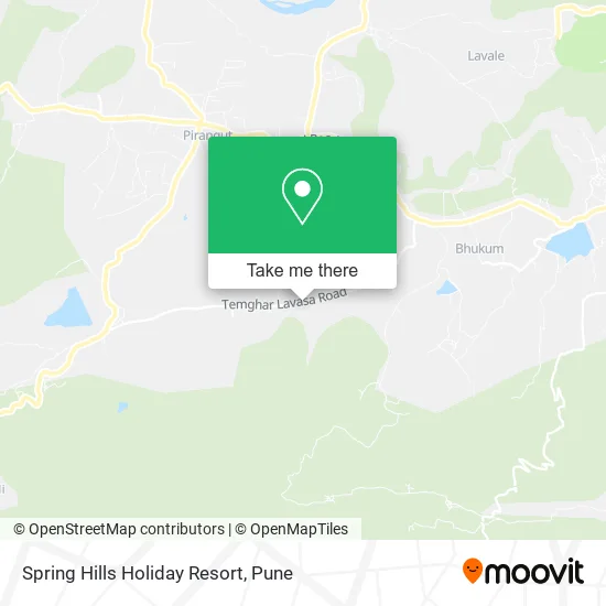 Spring Hills Holiday Resort map