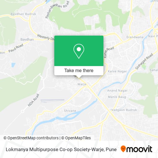 Lokmanya Multipurpose Co-op Society-Warje map