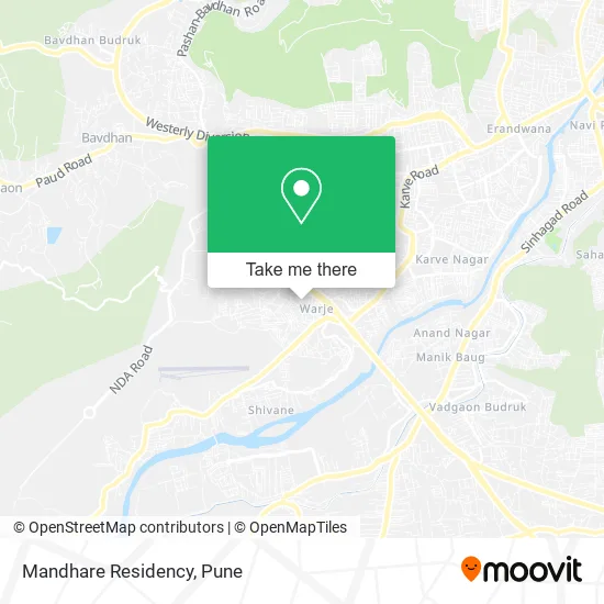 Mandhare Residency map