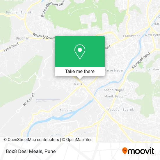 Box8 Desi Meals map