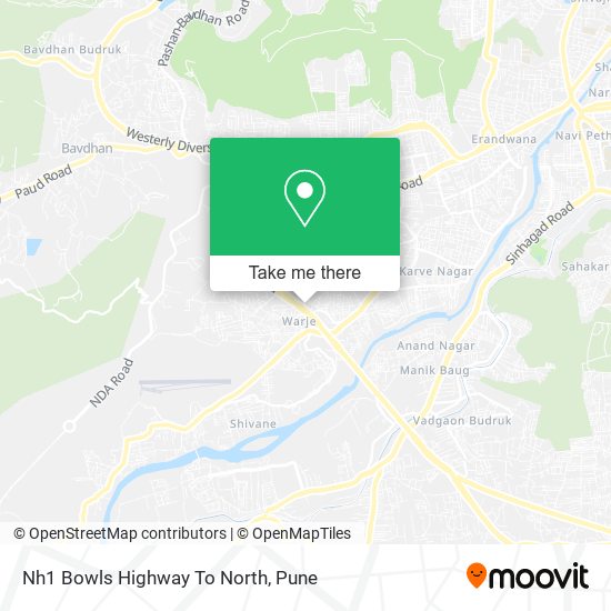 Nh1 Bowls Highway To North map