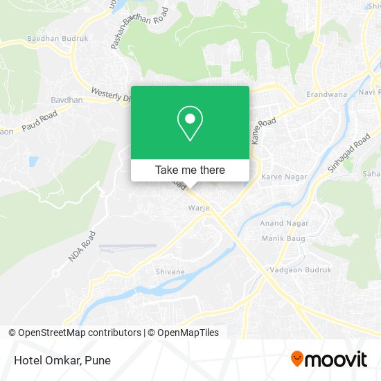 Hotel Omkar map