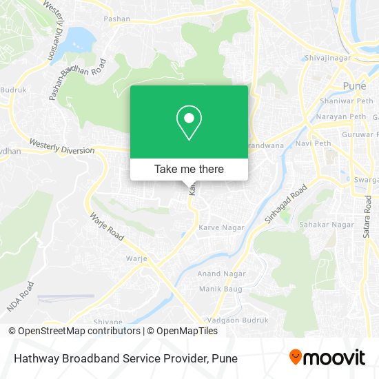 Hathway Broadband Service Provider map
