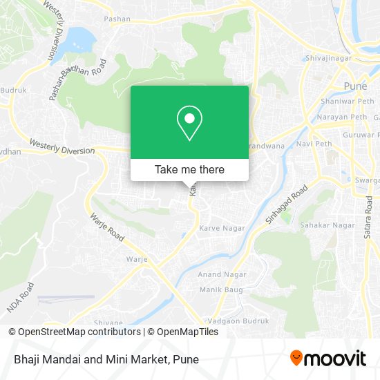 Bhaji Mandai and Mini Market map