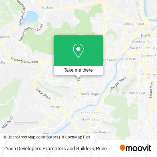 Yash Developers Promoters and Builders map