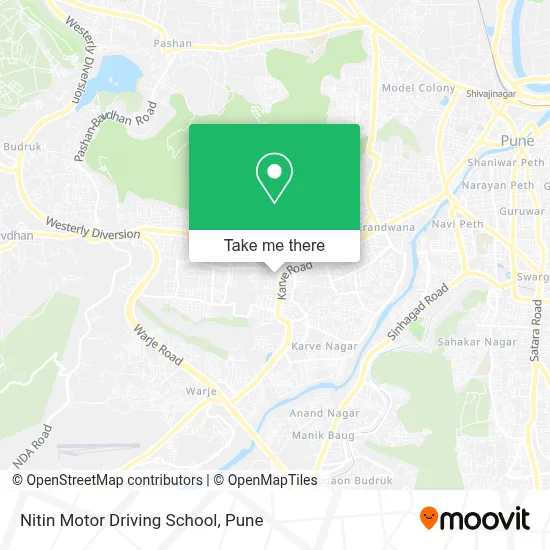 Nitin Motor Driving School map