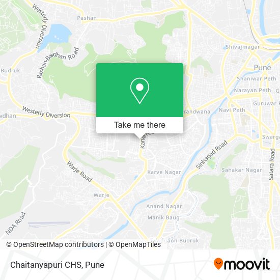 Chaitanyapuri CHS map