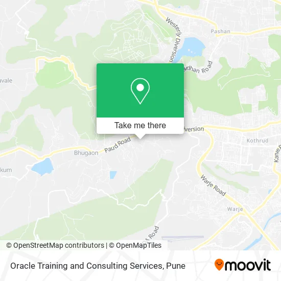 Oracle Training and Consulting Services map