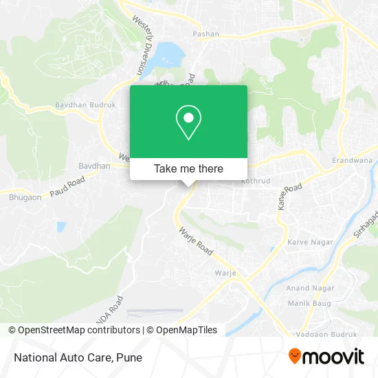 National Auto Care map