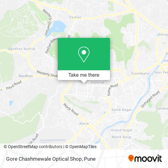 Gore Chashmewale Optical Shop map
