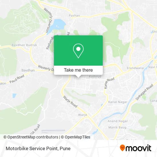 Motorbike Service Point map