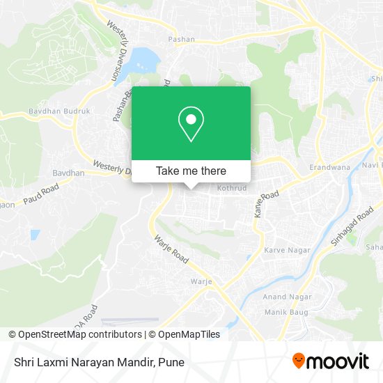 Shri Laxmi Narayan Mandir map