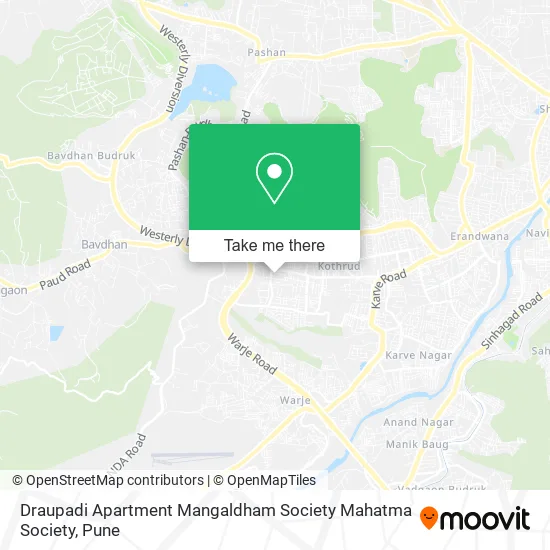 Draupadi Apartment Mangaldham Society Mahatma Society map