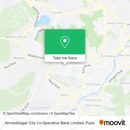 Ahmednagar City Co-Operative Bank Limited map
