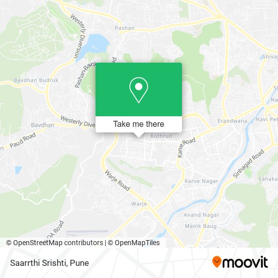 Saarrthi Srishti map