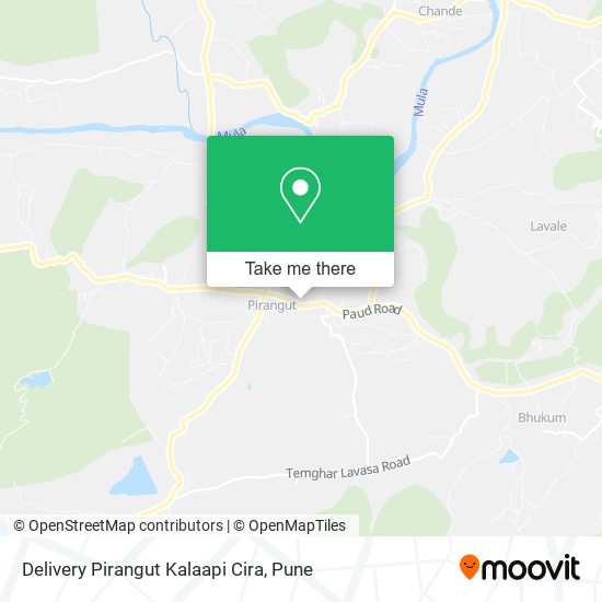 Delivery Pirangut Kalaapi Cira map