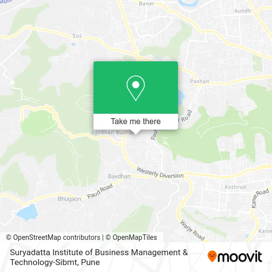 Suryadatta Institute of Business Management & Technology-Sibmt map