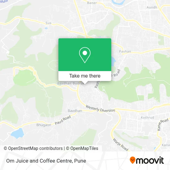Om Juice and Coffee Centre map