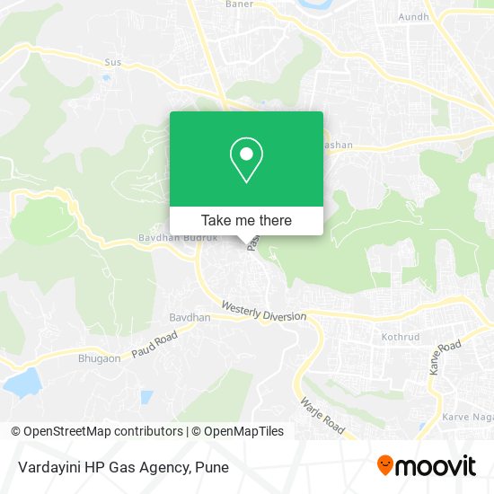 Vardayini HP Gas Agency map