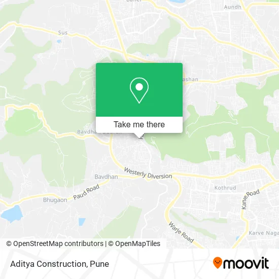 Aditya Construction map