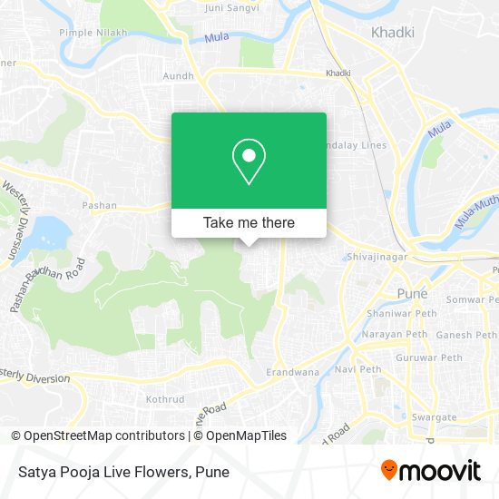 Satya Pooja Live Flowers map